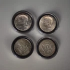 Lot of 4 Kennedy Half Dollars 90% Silver   1.44 troy ounces total