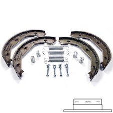 Image of HANDBRAKE SHOES & FITTING KIT FIT: BMW 3 SERIES E90 05-12 185MM *OPTION SFK0007C