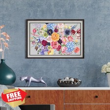 Joeyan Floral Bouquet Rub On Transfers for Furniture Crafts