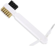 Brass Wire Scrub Brushes - Deep Gas Stove & Cooktop Scraper for Grease, Grime &