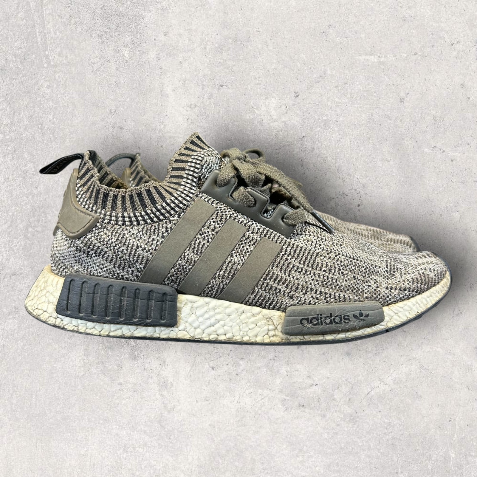 Adidas NMD R1 Primeknit Sesame Branch Men's Size 9.5