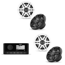 Fusion MS-RA60 Marine Stereo With Wireless Connectivity with 2 Pairs CMS-651-...