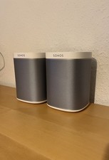 2x Sonos Play:1 Kabelloser Smart-Lautsprecher, weiß- TOP-ZUSTAND!