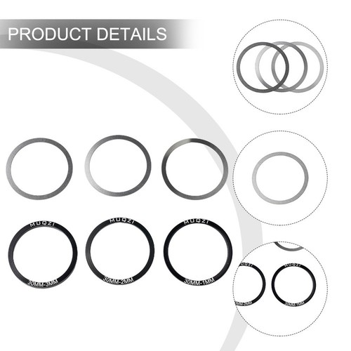 6PCS Bike Bicycle Bottom Bracket Crankset Washer Spacers For BB30/PF30 - Picture 19 of 48
