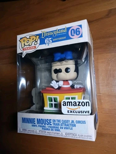 Funko Pop DISNEY☆MINNIE MOUSE☆Casey Jr Train #06 AMAZON EXCLUSIVE•DISNEYLAND