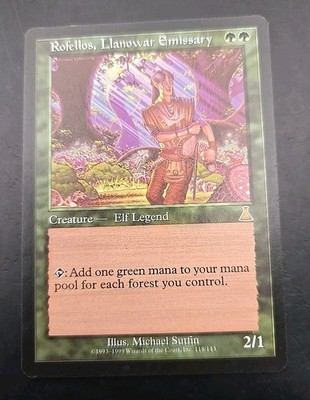 Rofellos, Llanowar Emissary Urza's Destiny MTG Regular Lightly Played 