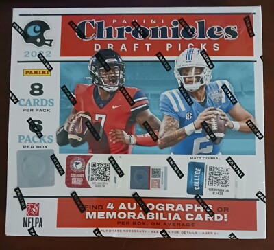 2022 Panini Chronicles Draft Picks Football NFL HOBBY Box Sealed