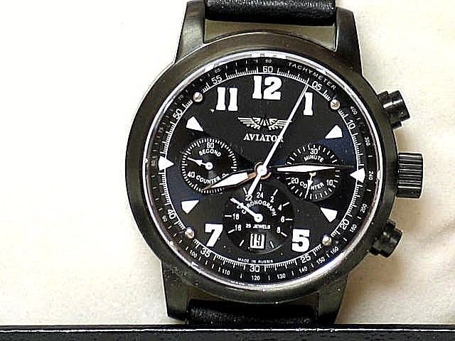Mechanical Russian watch Chronograph Buran Movement