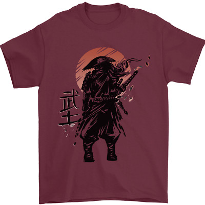 Samurai Sonne Mma Warrior Herren 100% Baumwolle