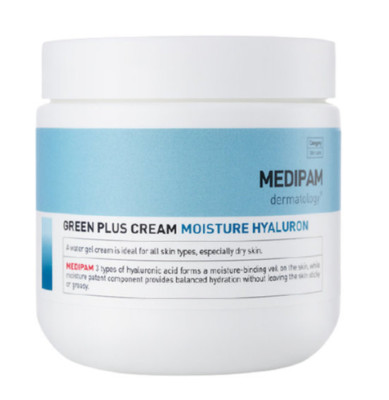 Medipam Green Plus Cream Moisture Hyaluron 500ml Moisturizing K-Beauty