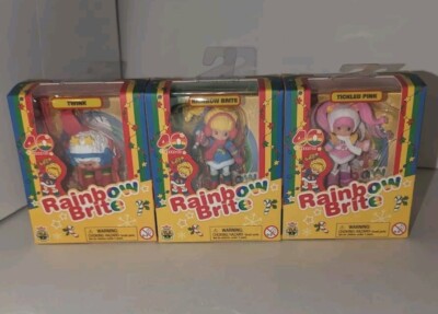 Rainbow Brite Christmas 40th Anniversary Set Of 3 Figures CheeBee TLS Toys NIB