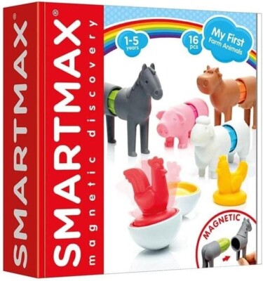 SmartMax - My First Farm Animals, Magnetic Discovery Play Set, 16 Teile, 1 - 5