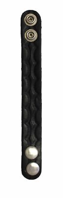 Duty Gear 2 3/4 Inch Wide Leather Belt Keeper Black by Solar 1 (Pack of 5)