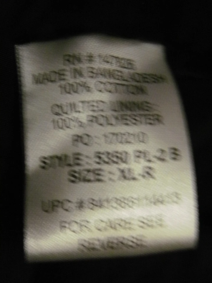 Camisa Chaqueta Hombre Five Brother XL-Reg Roja Negra Blanca Forrada a Cuadros Manga Larga a Presión Foto 3 de 4