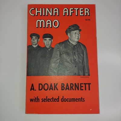China After Mao A. Doak Barnett 1967 Paperback Vintage History Politics