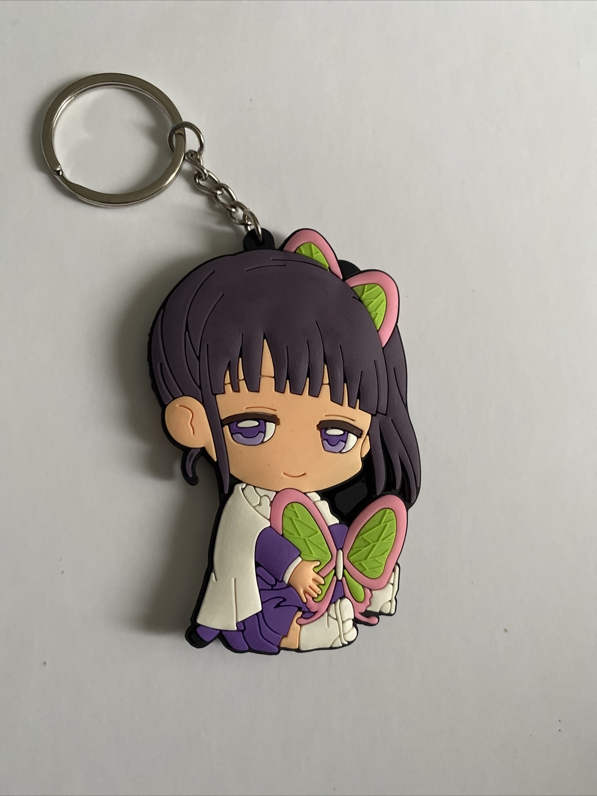 Demon Slayer Kimetsu no Yaiba Kanao Doble Cara PVC Llavero Llavero Anime Reino Unido