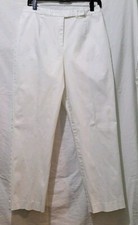 Pendleton Original Women's Cotton Blend Pants Mid Rise Straight Leg Size 12