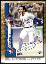 Bo Bichette 2021 Topps 5x7 Topps Through the Years Gold #TTY-30 /10 Blue Jays