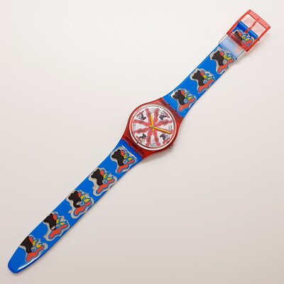1991 Chicken Hipster Cool Unique Swiss Made Swatch Quartz Watch