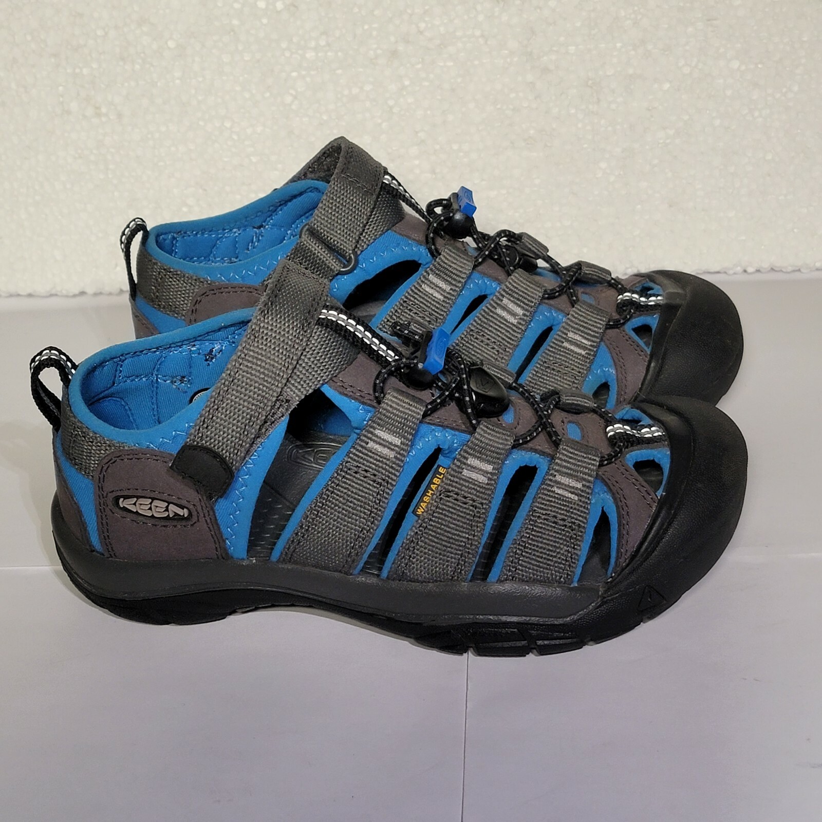 Sandali sportivi Keen ragazzo taglia 2 grigio blu Newport H2 impermeabili escursionismo