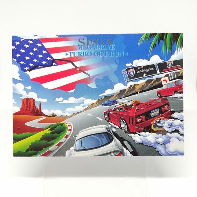 99 Turo Out Run Game Card SEGA FREAKS trading JAPAN Arcade