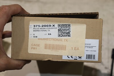 Pelco FTV10D1M1ST 1Channel Video Bi-Direct RX ST Connector, Multi-Mode Reciever