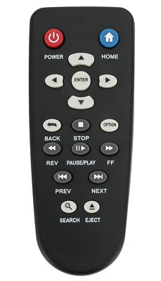 WD-RC Replaced Remote for WD Western Digital TV Live Media Player WD TV Mini