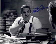 MIKE STARR Signed ED WOOD Movie 8x10 PHOTO George Weiss Producer Schwartz COA