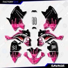 Pink Savage Camo Racing Graphics Kit Fits Polaris Outlaw 110 Atv Decals 15-22
