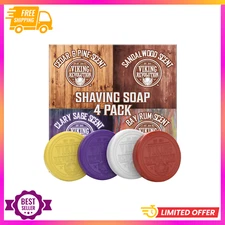 Viking Revolution Shaving Soap for Men - Shave Soap for Use with Shaving Brush