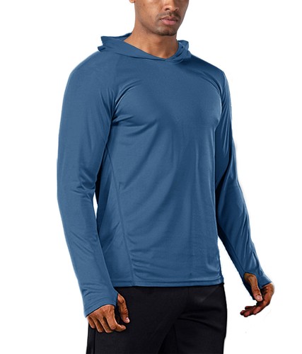 Outdoor Sun protection Shirts Hoodie Mens Anti-UV Performance Tee T-Shirts Tops - Picture 96 of 107