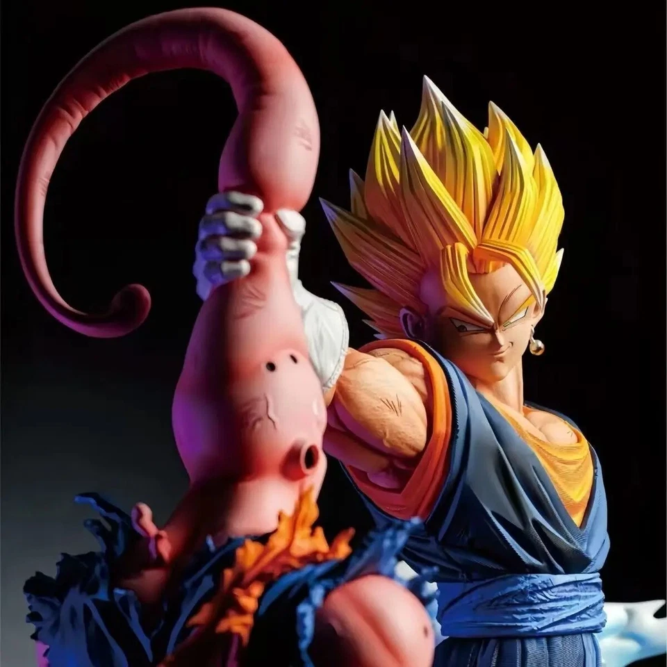 Figurine Dragon Ball Z Vegetto Buu Fusion Son Goku Vegeta Collector Manga 32cm - Photo 4/4