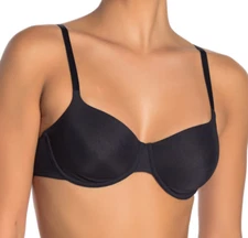 Hanro Smooth Illusion Underwire Bra 1294 Black NWT $84
