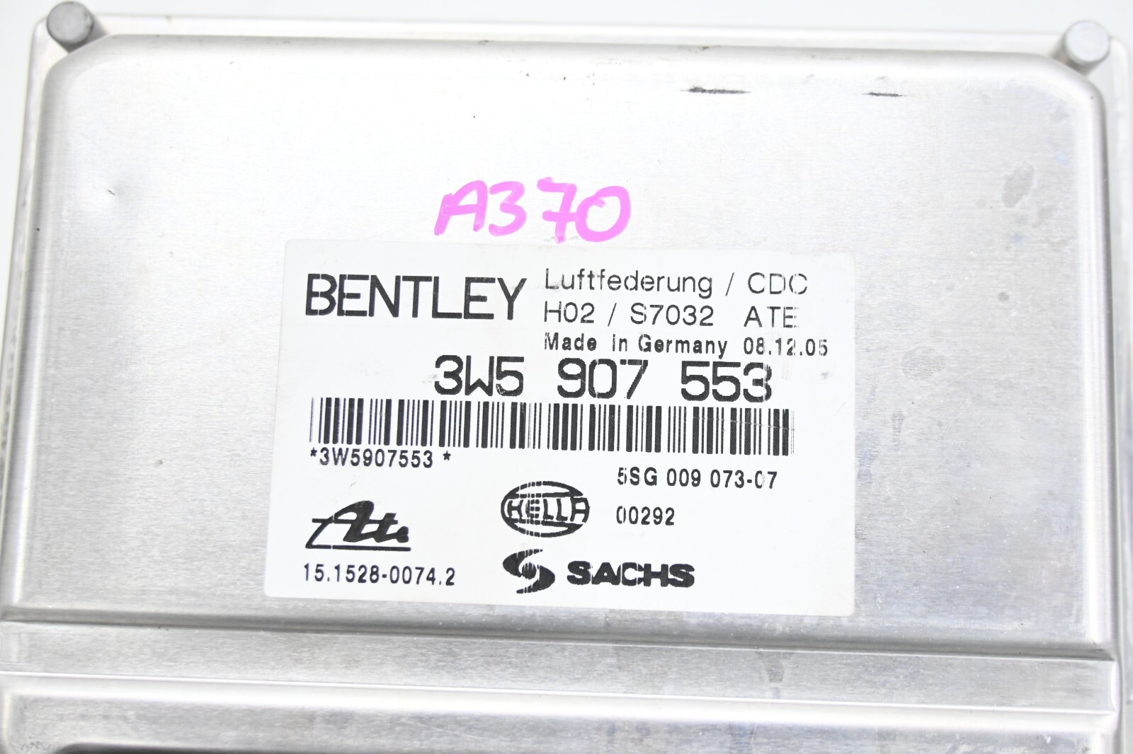 ⭐ 06-12 Bentley Continental Self Level Air Suspension Control Module Ecu Oem