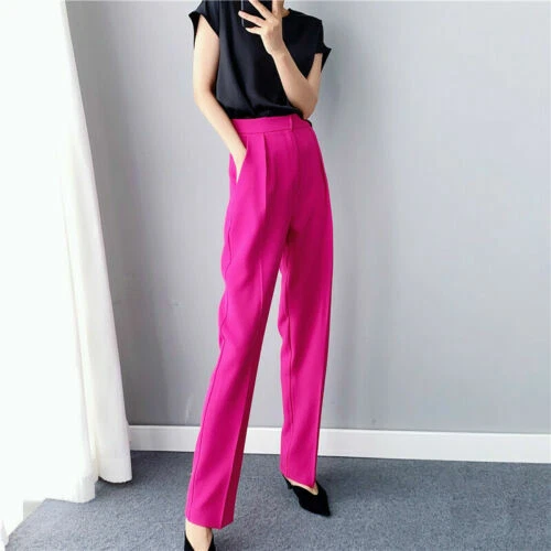 Cargo Red Trousers for Women