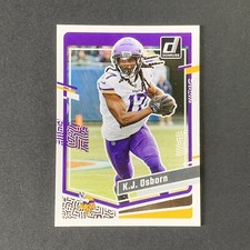 2023 Donruss Football Card #195 K.J. Osborn - Minnesota Vikings
