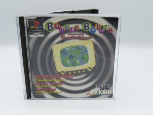 Playstation 1 - Bubble Bobble Feat. Rainbow Islands - Disc & Case - Picture 1 of 5