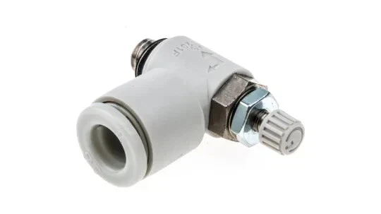 SMC AS1201F-M5-06 Flow Regulator, M5 x 0.8 Male Inlet Port x M5 x 0.8 Male