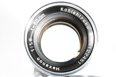 Near MINT] Konica Hexanon 50mm F/1.9 konishiroku Standard Prime