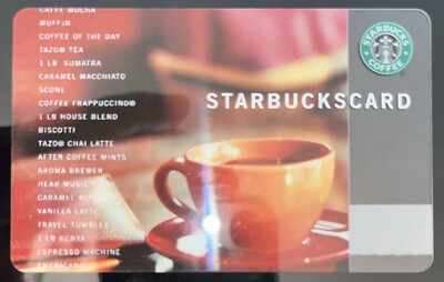 Starbucks 2002 Old Logo Cup Core Japan Card 6007 Series 1st