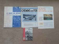 LOT DE 4 CATALOGUES TRAINS EN