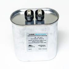 Supco Capacitor Oval Run 75 uf mfd 370/440 Volts for HVAC Motors