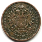 Photo of a 1885 Austria 1 Kreuzer from an eBay listing that sold on Jul 9, 2026