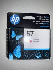 Authentic HP 67 XL Tri-Color Ink Exp 2025 Genuine Printer Ink -New