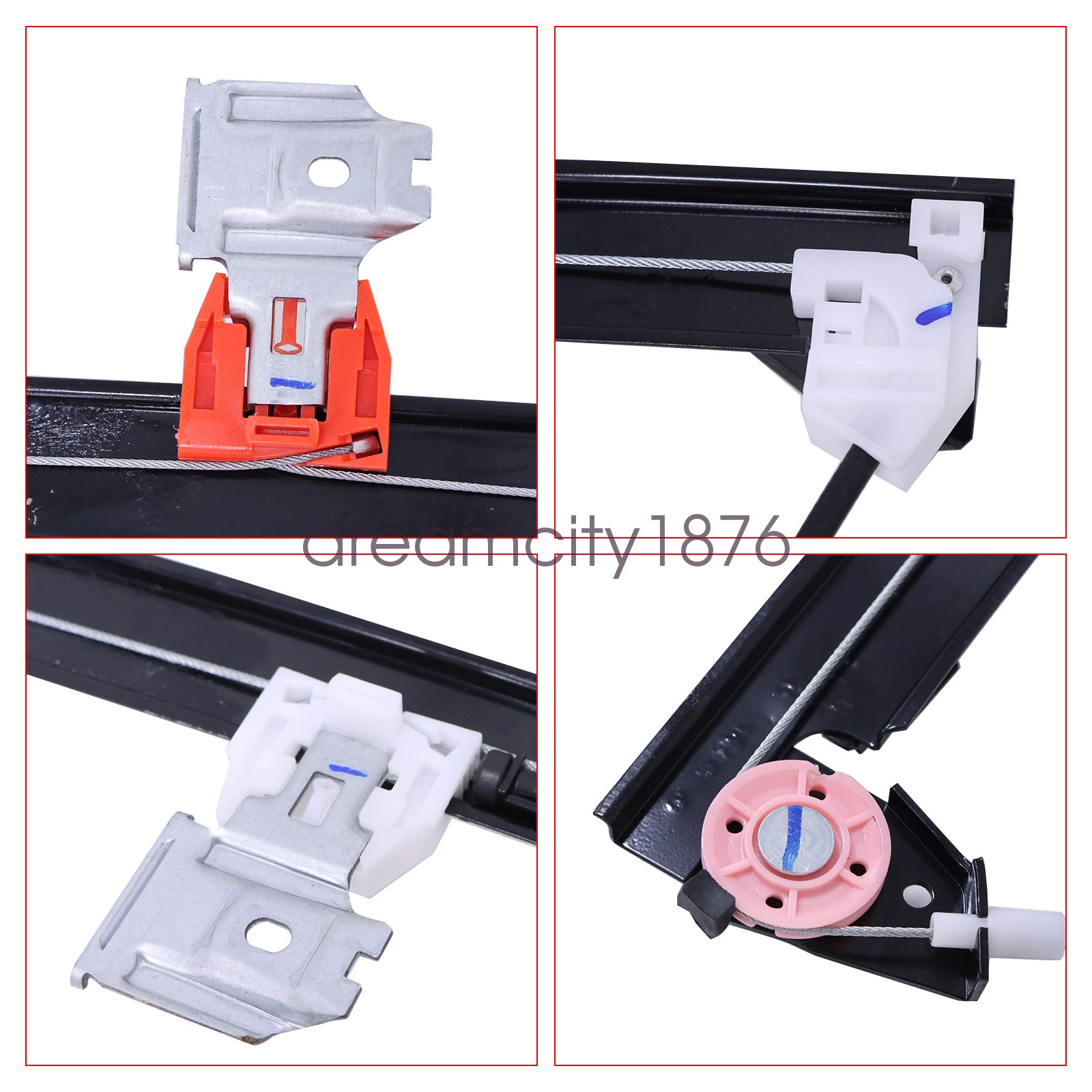 New For Maserati Quattroporte M139 Right Rear Door Window Regulator W/O Motor