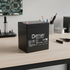 12 Volt 5 AH Sealed Lead Acid Battery - Ideal for Multiple Applications
