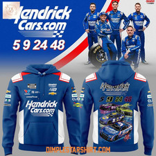 Hendrick Motorsports Team Collection Blue 3D Hoodie