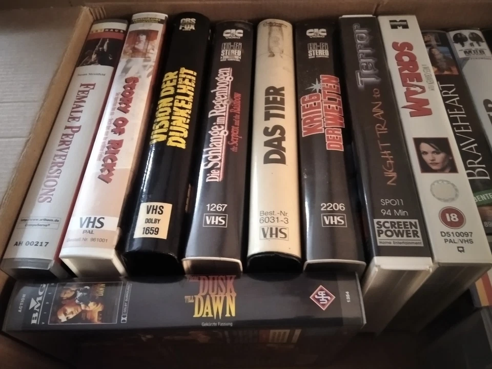 17 Original Videokassetten - Konvolut - Vhs - Uncut Versionen ab 16 / 18 Jahre - Bild 2 von 4