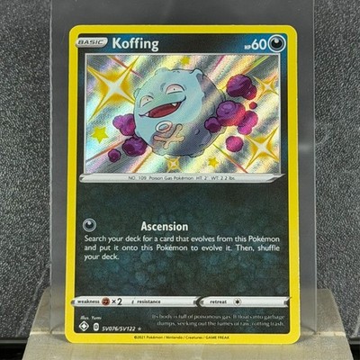 Koffing SV076/SV122 Shiny Holo Rare [SWSH45: Shining Fates] [NM]