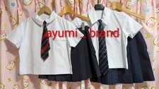 E143   Japanese SchoolGirl Uniform Summer. Excellent  . Mini-skirt. S